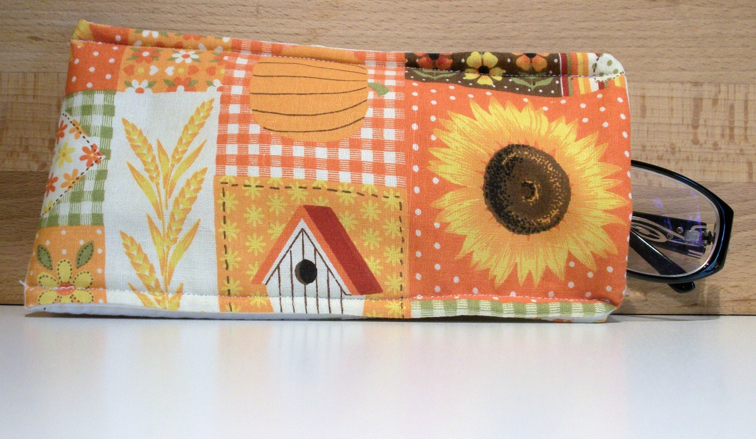 Sunflower Harvest Glasses Case