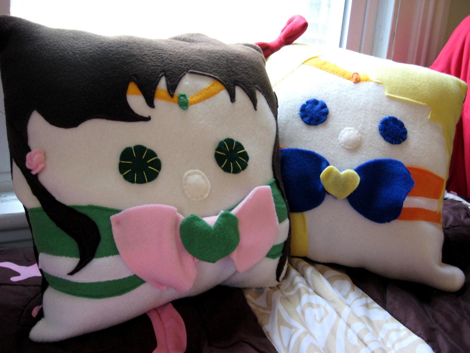 Pretty Soldier Sailor Moon Pillow -- Inner Senshi