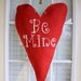 Burlap Valentine Door Hanger