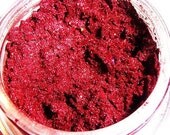 Red Velvet - Red Mineral Eyeshadow Pigment, Maroon Burgundy Glitter Mica, Natural Makeup Cosmetics