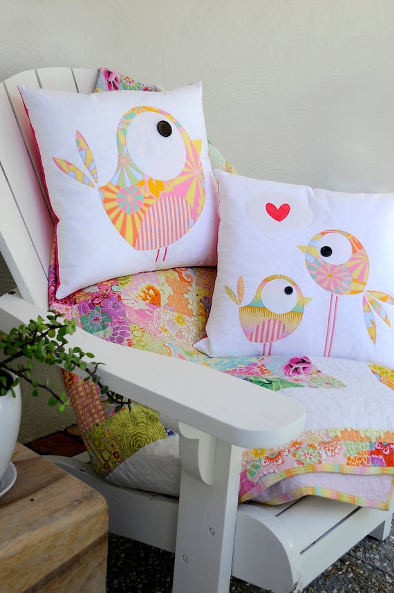 Pip and Ellie Applique Cushion Pattern