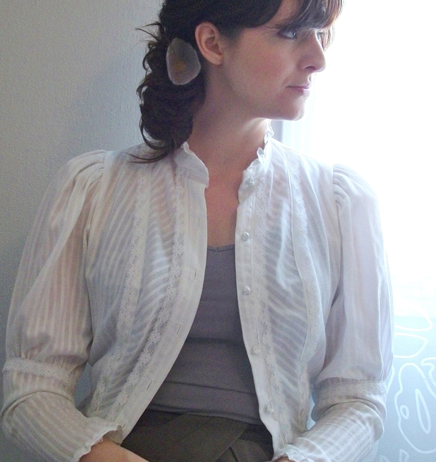 amelia blouse ... vintage top ... topson downs