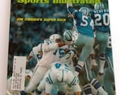 1971 Sports Illustrated - Baltimore Colts and Dallas Cowboys in Super Bowl V feat. Jim Obrien's Super Kick
