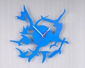 birds wall clock