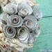 Neutral Coffee Filter Wreath with Handmade Paper Flowers