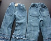 SALE- Ready to Ship- Ruffle Jeans