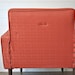 Mid century coral arm chair - Etsy Front Page Item