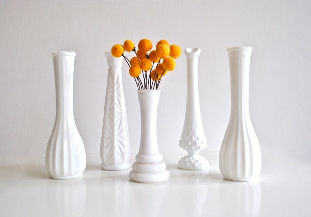 Milk Glass Vase collection