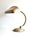 Mid-century desk lamp tan gold mad men era
