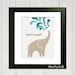 Nursery Art Print - Elephant Spray