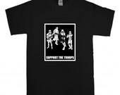 Support The Troops Star Wars Men's Black T Shirt Sizes S, M, L, XL, 2XL & 3XL