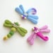 Felt Green Dragonfly Brooch Pin - Green handmade wool jewelry for girls - ready to ship