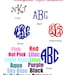 New Colors Custom Monogrammed Wide Brim Hat