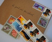 Unused Vintage Postage Stamps - Beautiful Science