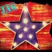 24" Star Vintage Marquee Circus Carnival Lighted Shape Metal & Wood