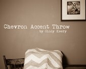Chevron Accent Throw : a pdf quilt pattern