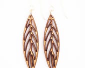 Leaf - Simple, Laser Cut Earrings