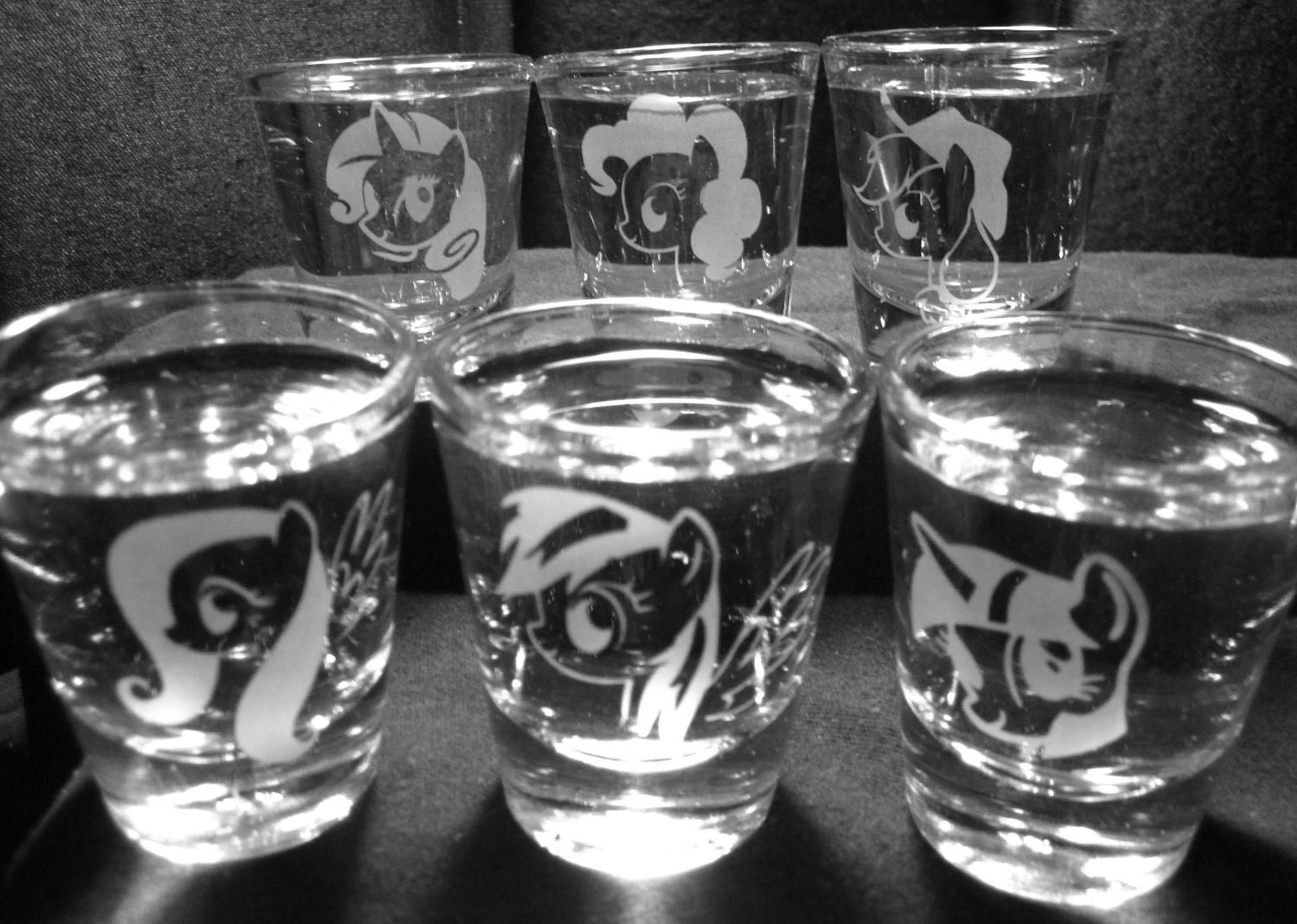 My Little Pony Friendship Is Magic- Set of 6 Shot Glasses