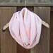 Pale Pink Infinity Scarf