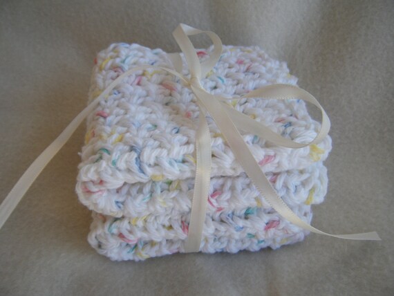 Crocheted Wash Cloth/Dish Rag  Set of 2