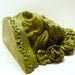 avocado green goddess shelf  // ornate spring home decor  //  upcycled wall decor  //  shelves, wall hanging, garden