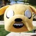Jake the Dog Inspired Hat: Adventure Time -ish Handmade Crochet Beanie Hat