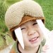 Walrus With Tusks Hat:  Aquatic Marine Life Lover Kawaii Handmade Crochet Beanie Hat