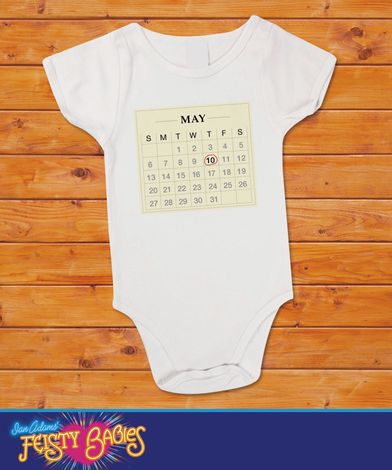 Birthday Calendar Onesie