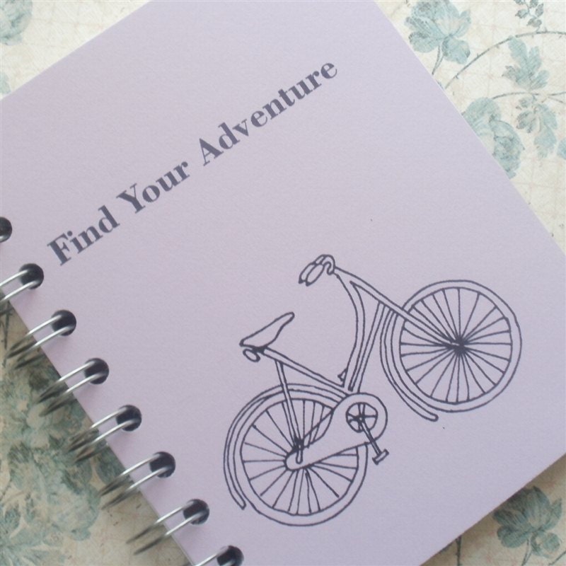 Lined Handmade Personalized Journal -- Birds on a Wire, Choose Cover Color
