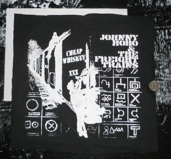 Johnny Hobo and the Freight Trains Back Patch