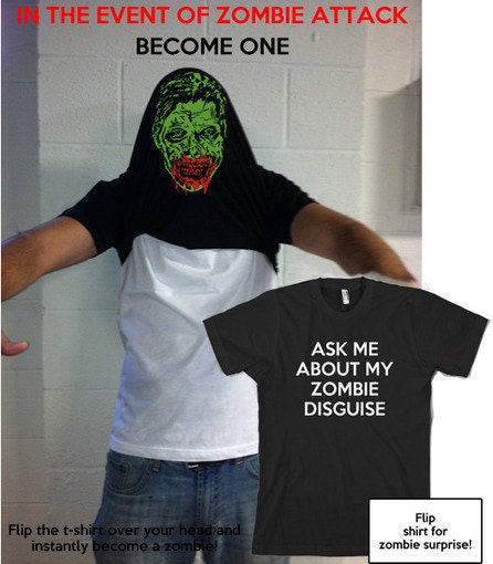 Zombie Disguise t shirt funny Zombie Disguise t shirt funny