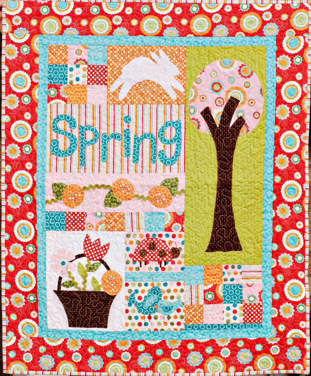 Spring Delight Applique Quilt Pattern