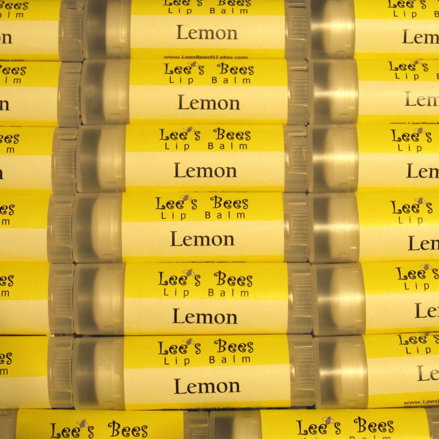 Lemon Lip Balm - One Tube of Beeswax Lip Salve Chapstick from Lee the Beekeeper