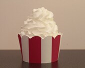 Hot Pink and White Striped Cupcake Wrappers Il_170x135