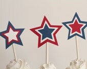 Patriotic Stars Cupcake Topper Il_170x135