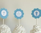 First Holy Communion Cupcake Toppers Il_170x135