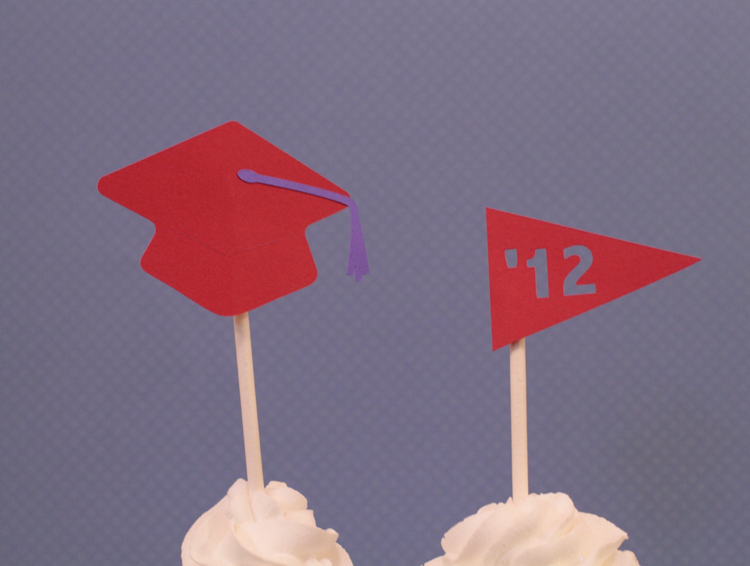 Graduation Hat and Pendant Cupcake Toppers Il_570xn