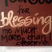 Hand-painted 6x8 canvas plaque with prayer of thanks