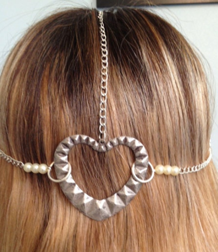 Flower Heart and Pearl Cranial Crown