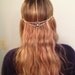 Silver Spider Web Hair Jewelry