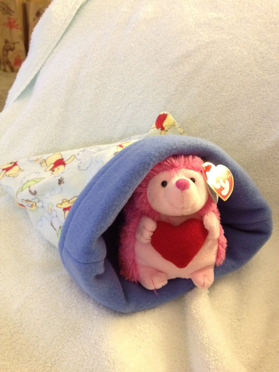 Flannel Pooh Snuggle Bag