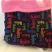 Beatles Black and PInk Snuggle Bag