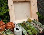 18x18 inch Unfinished Wood Succulent Frame