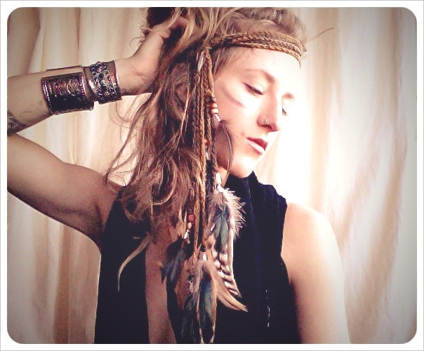 cascada. a warrior headdress. 'made to order'