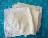 Set of 8 vintage white battenburg linen napkins for home decor, kitchen, dining,  housewares by MarlenesAttic
