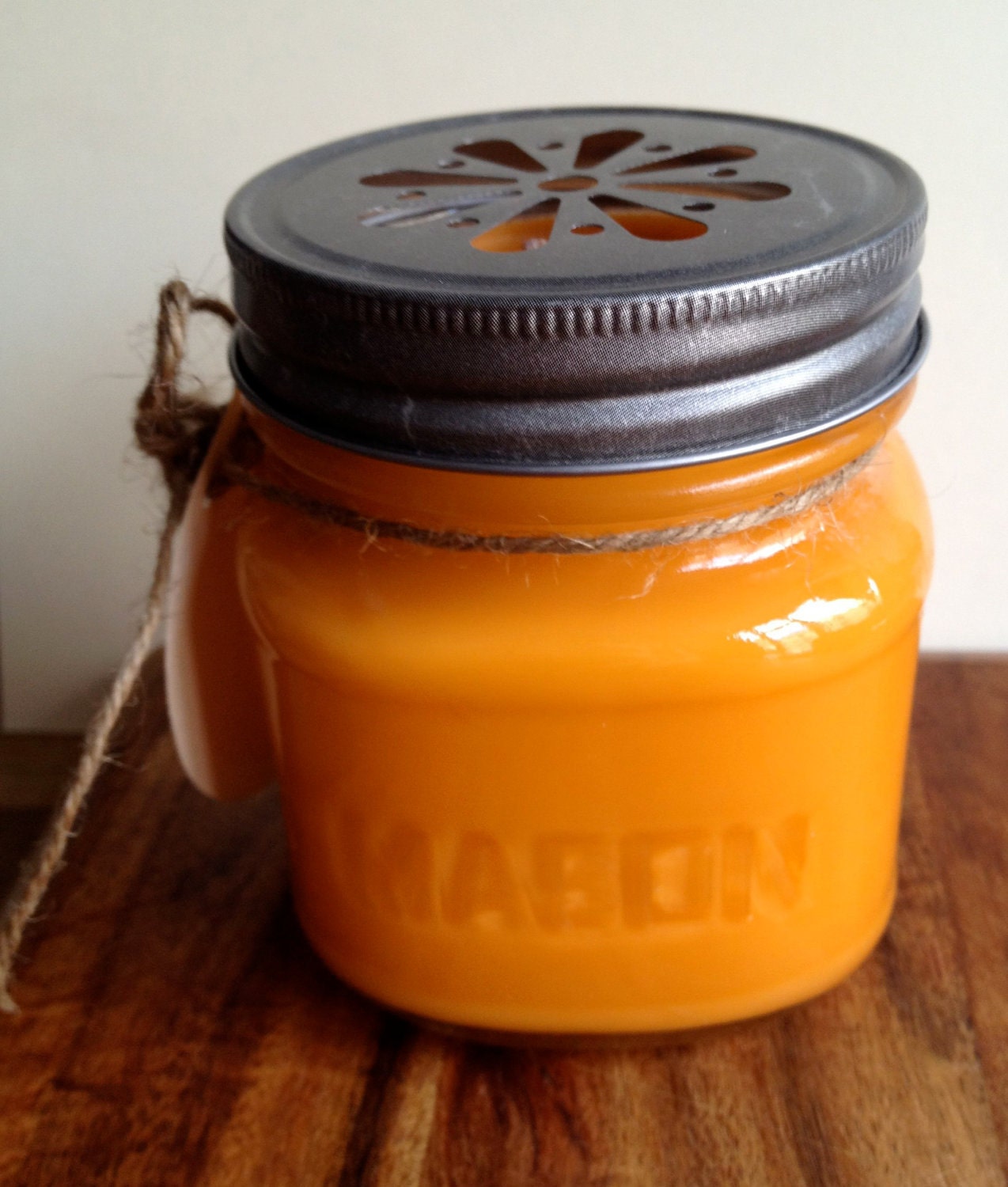 Mango Papaya Soy Candle 8oz Mason Jar
