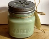 Cucumber Mint Soy Candle 8oz Mason Jar