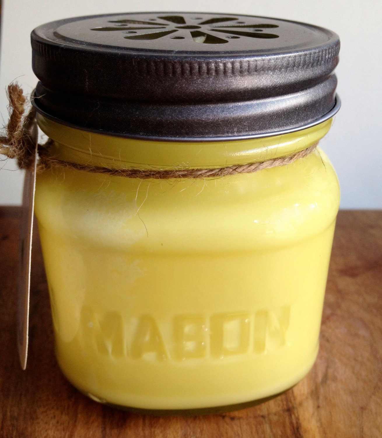 Lemon Verbena Soy Candle 8oz Mason Jar