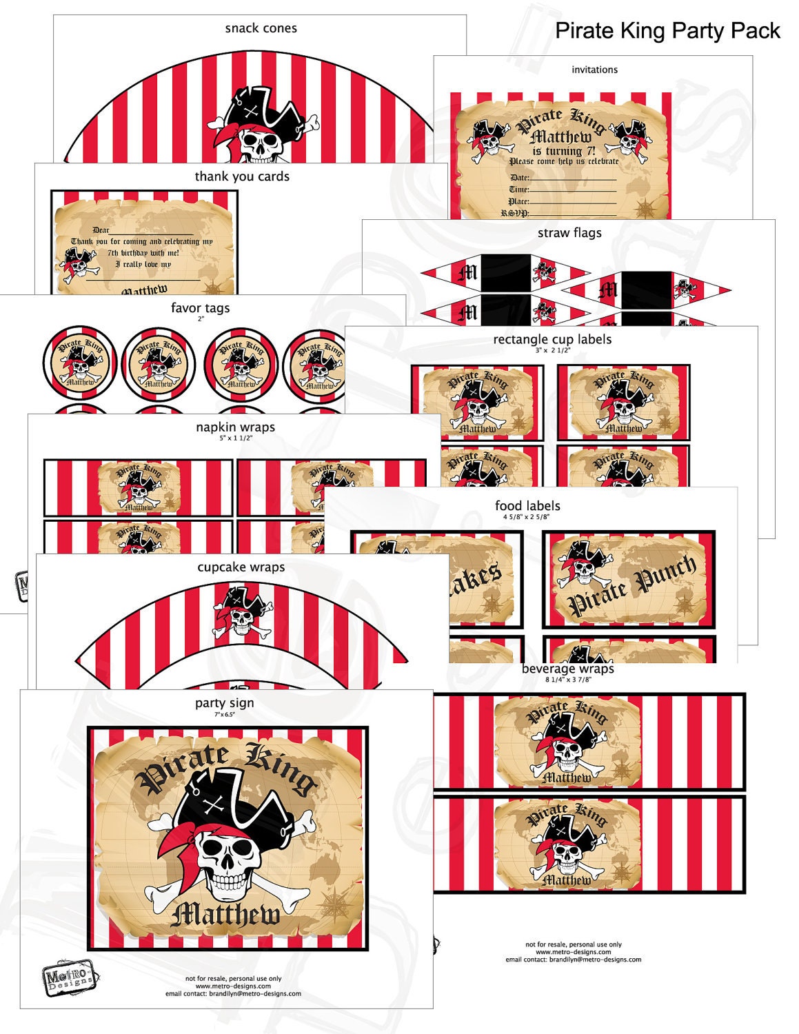 Pirate - Party Package Il_570xn