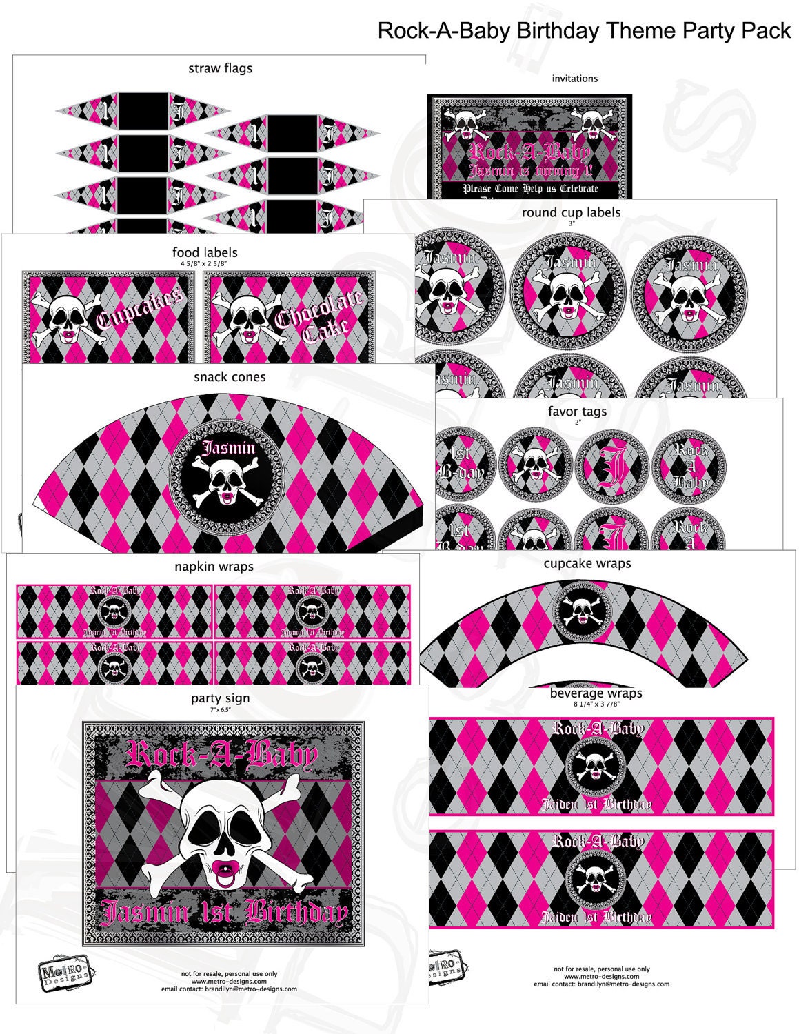 Baby's First Birthday - Party Kit Il_570xn